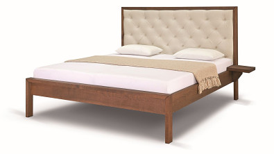 Postel z masivu Postelia PAPILO Buk 180x200 cm, manželské bukové dvoulůžko