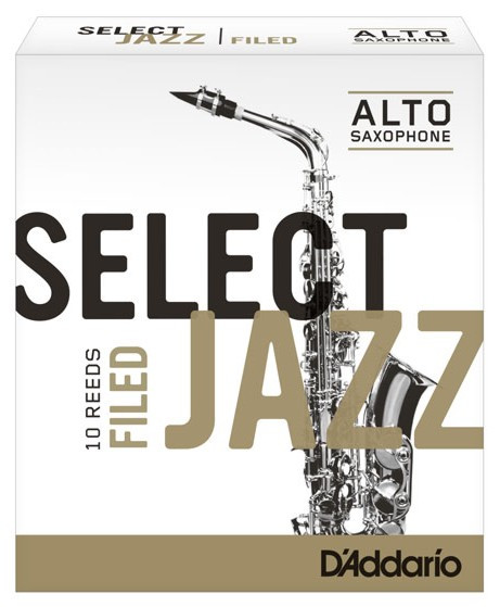 Rico RSF10ASX3H Select Jazz - Alto Saxophone Reeds - Filed - 3 Hard - 10 Box