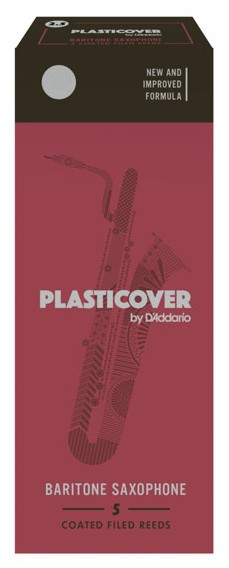 Rico RRP05BSX150 Plasticover - Baritone Saxophone Reeds 1.5 - 5 Box
