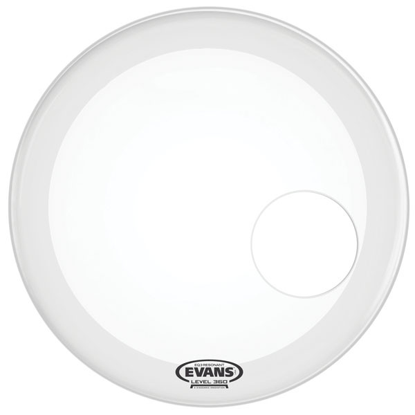 Evans BD22RSW EQ3 Reso 22" Smooth White
