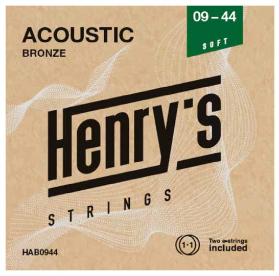 Henry’s HAB0944 Acoustic Bronze - 009“ - 044“