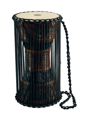Meinl ATD-M African Wood Talking Drum 7" - Brown/Black