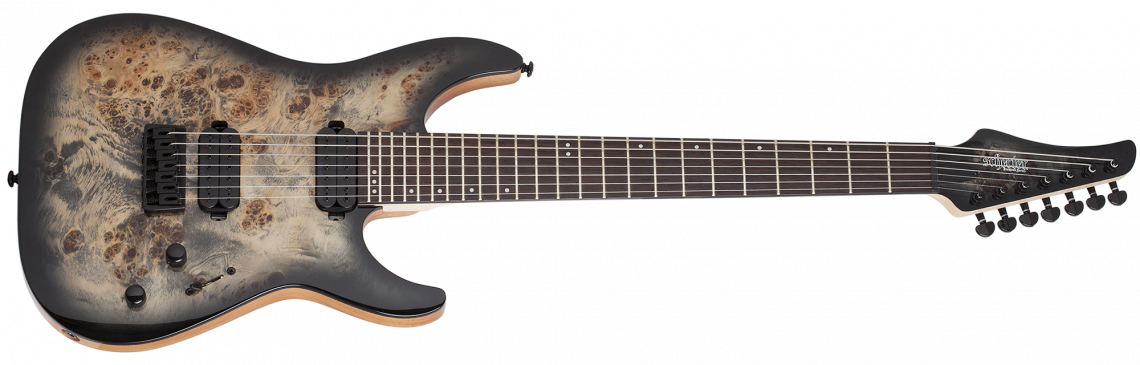 Schecter C-7 Pro - Charcoal Burst