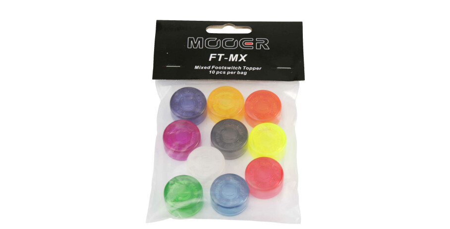 Mooer Candy Footswitch Topper, mixed colors, 10 pcs.