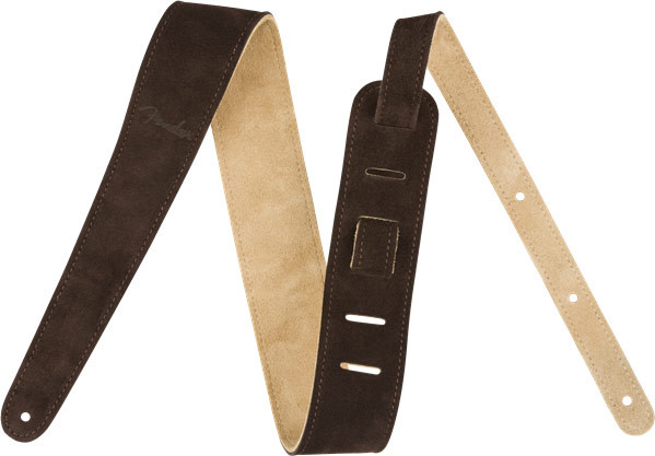 Fender Suede Strap Brown / Tan Reversible
