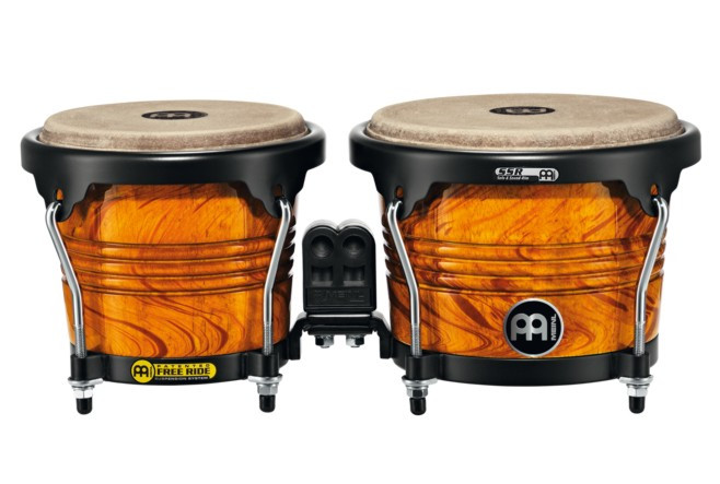 Meinl FWB190AF Marathon Designer Series FWB190 Wood Bongo - Amber Flame