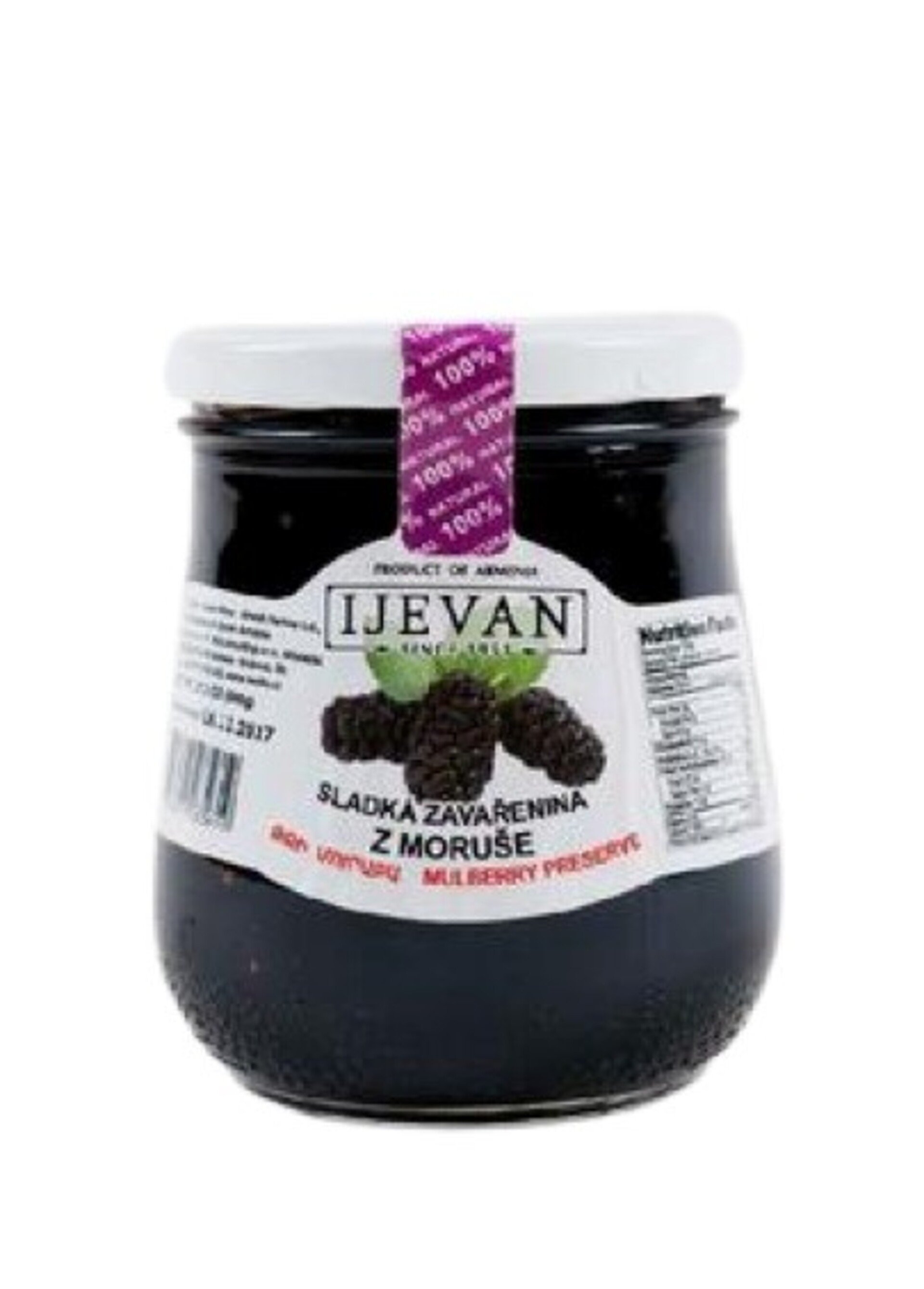 Ijevan Sladká zavařenina z moruše 600 g