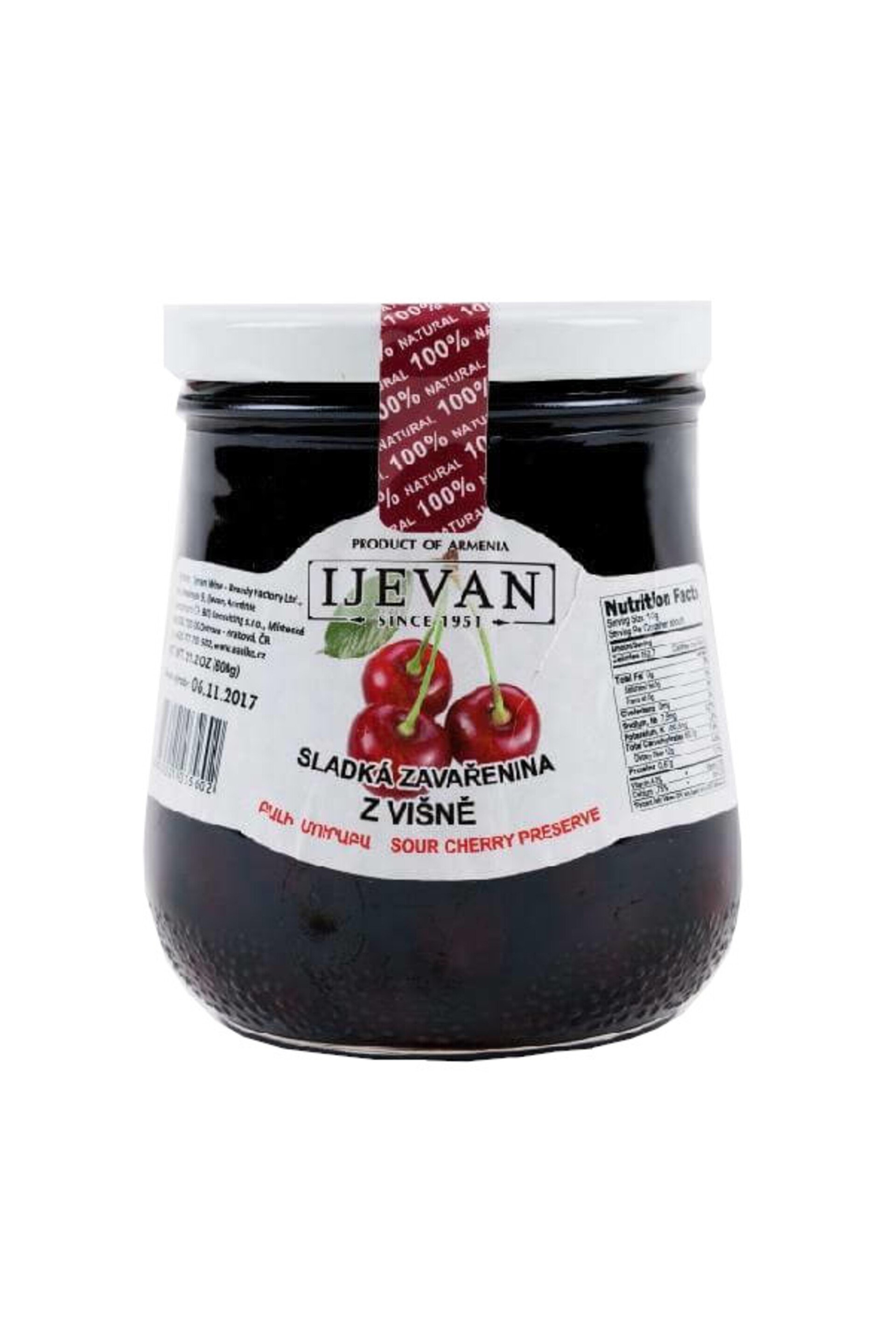 Ijevan Sladká zavařenina z višně 600 g