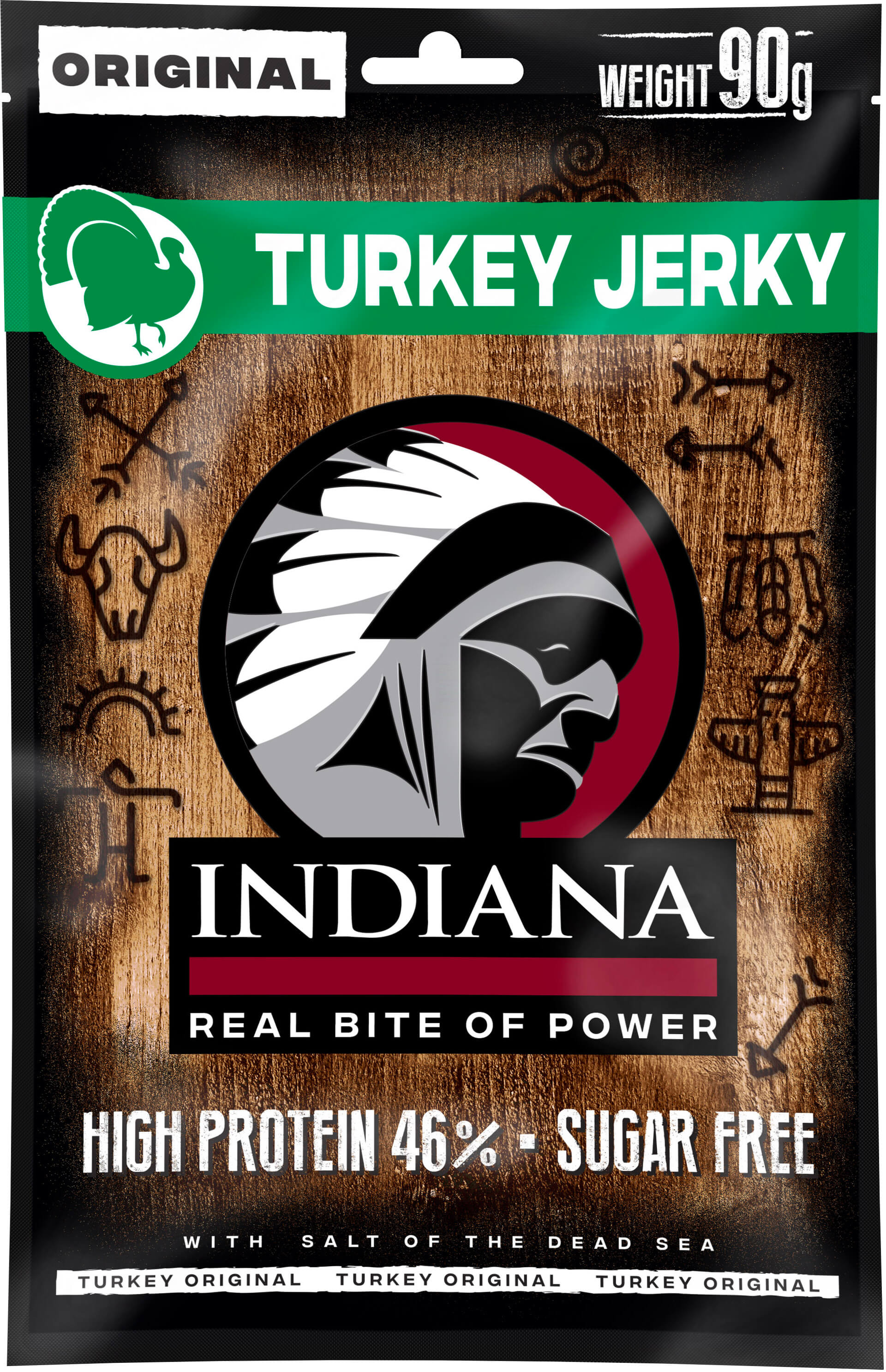 Indiana Jerky Krůtí originál 90 g