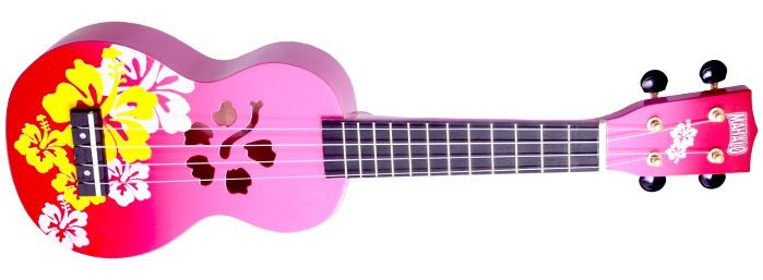 Mahalo MD1HB Hibiscus Red Burst