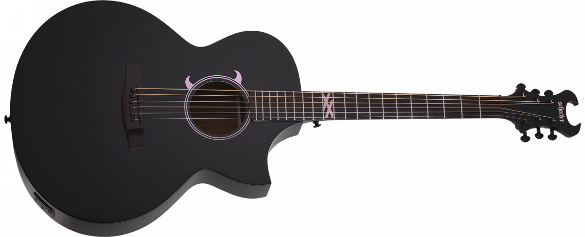 Schecter Machine Gun Kelly Acoustic - Satin Black