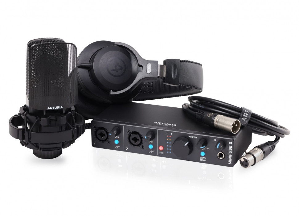 Arturia MiniFuse Recording Pack Black