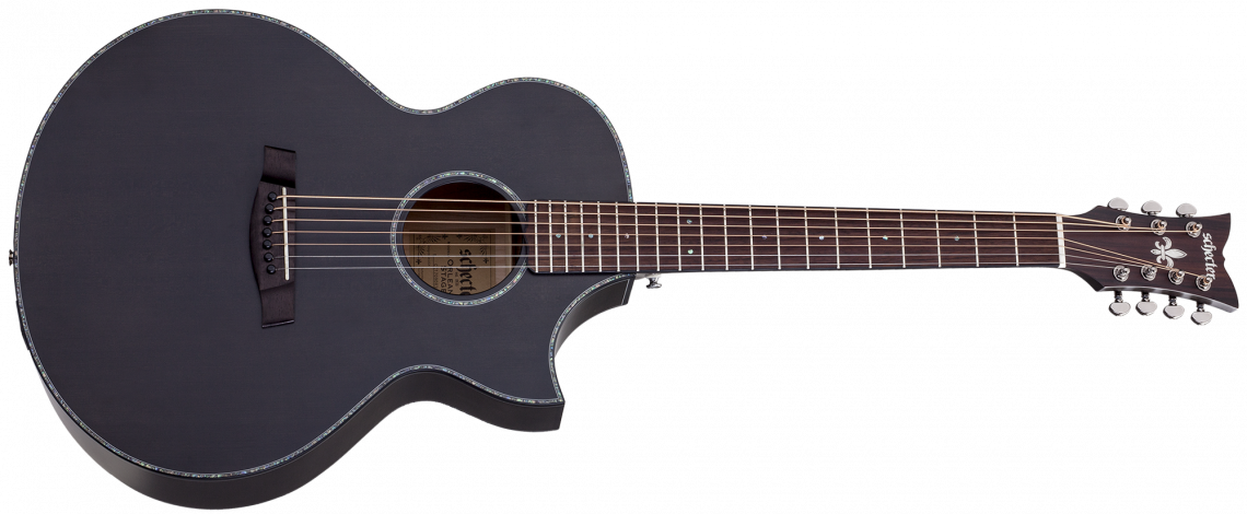 Schecter Orleans Stage-7 Acoustic - Satin See Thru Black