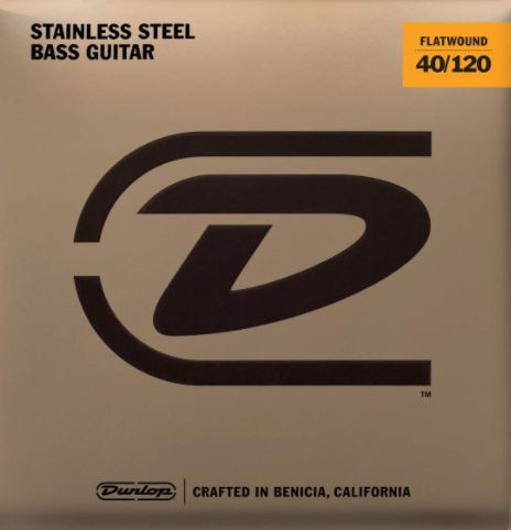 Dunlop DBFS40120S Flatwound Bass 40-120