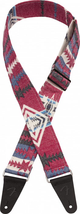 Fender 2" Zion Strap, Red Aztec