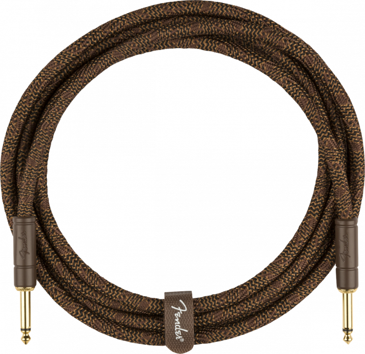 Fender Paramount Acoustic Instrument Cable, Brown, 3m