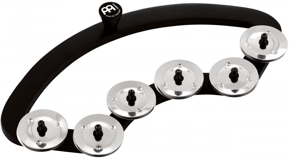 Meinl BBTA2-BK Backbeat Tambourine - Black
