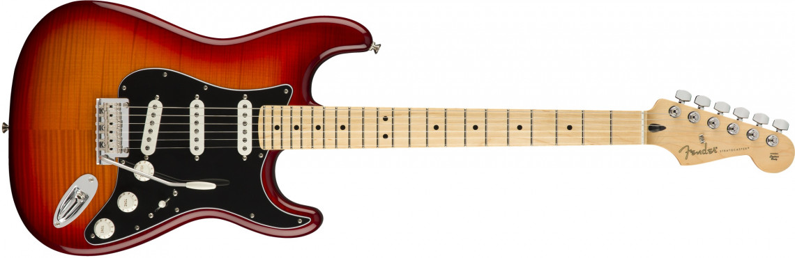 Fender Player Stratocaster Plus Top Aged Cherry Burst Maple