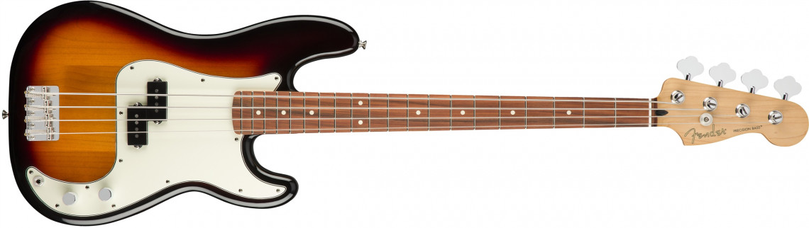 Fender Player Precision Bass 3-Color Sunburst Pau Ferro