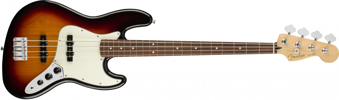 Fender Player Jazz Bass 3-Color Sunburst Pau Ferro