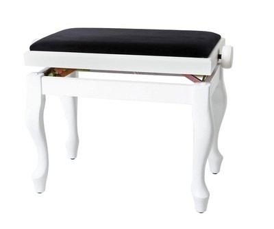Gewa Piano Bench Deluxe Classic 130.340 White Matt