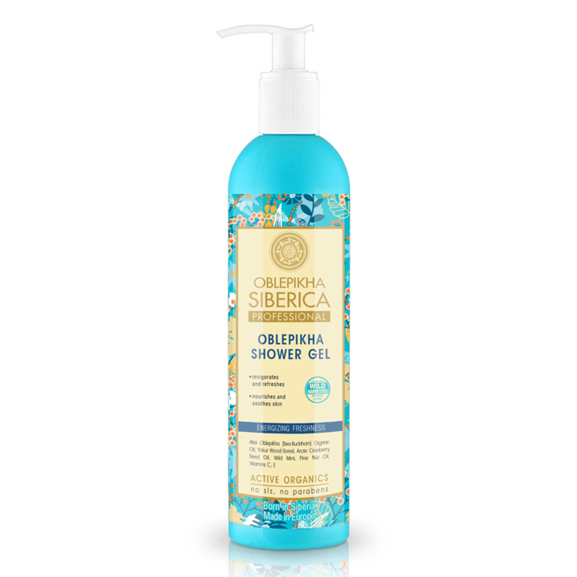 Natura Siberica Rakytníkový sprchový gel - Svěžest a elán 400 ml