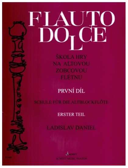 Publikace Flauto Dolce 1 - škola hry na altovou flétnu - Ladislav Daniel