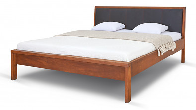 Postel Postelia MILANO BELLE Buk 180x200 - dřevěná postel z masivu o šíři 4 cm