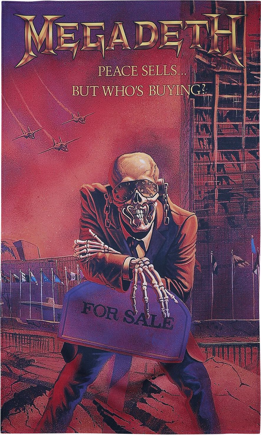 Megadeth Peace Sells Textilní plakát vícebarevný