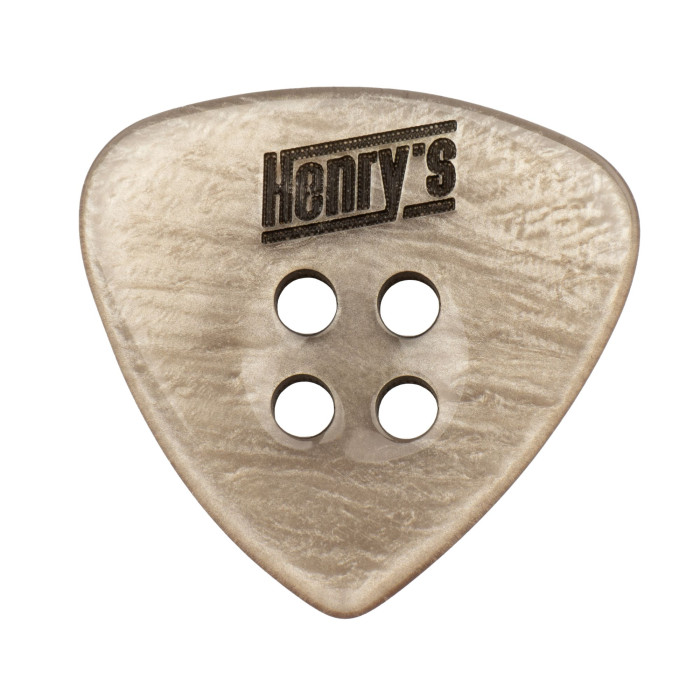 Henry’s HEBUTFL Buttone , 2mm, kouřová, 3ks