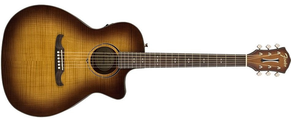 Fender FA-345CE Auditorium 3-Tone Tea Burst Laurel