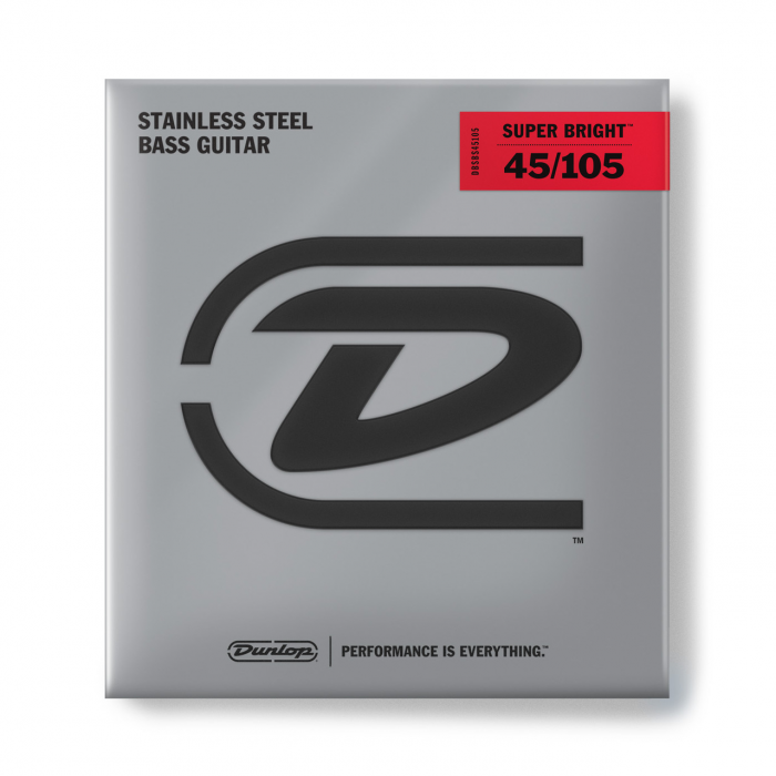 Dunlop DBSBS45105 Stainless Steel Bass Medium