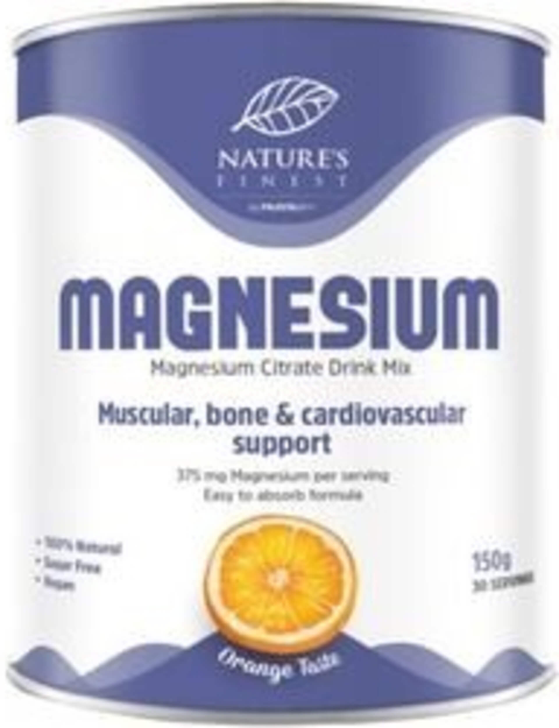Nutrisslim Magnesium citrate 150 g pomeranč