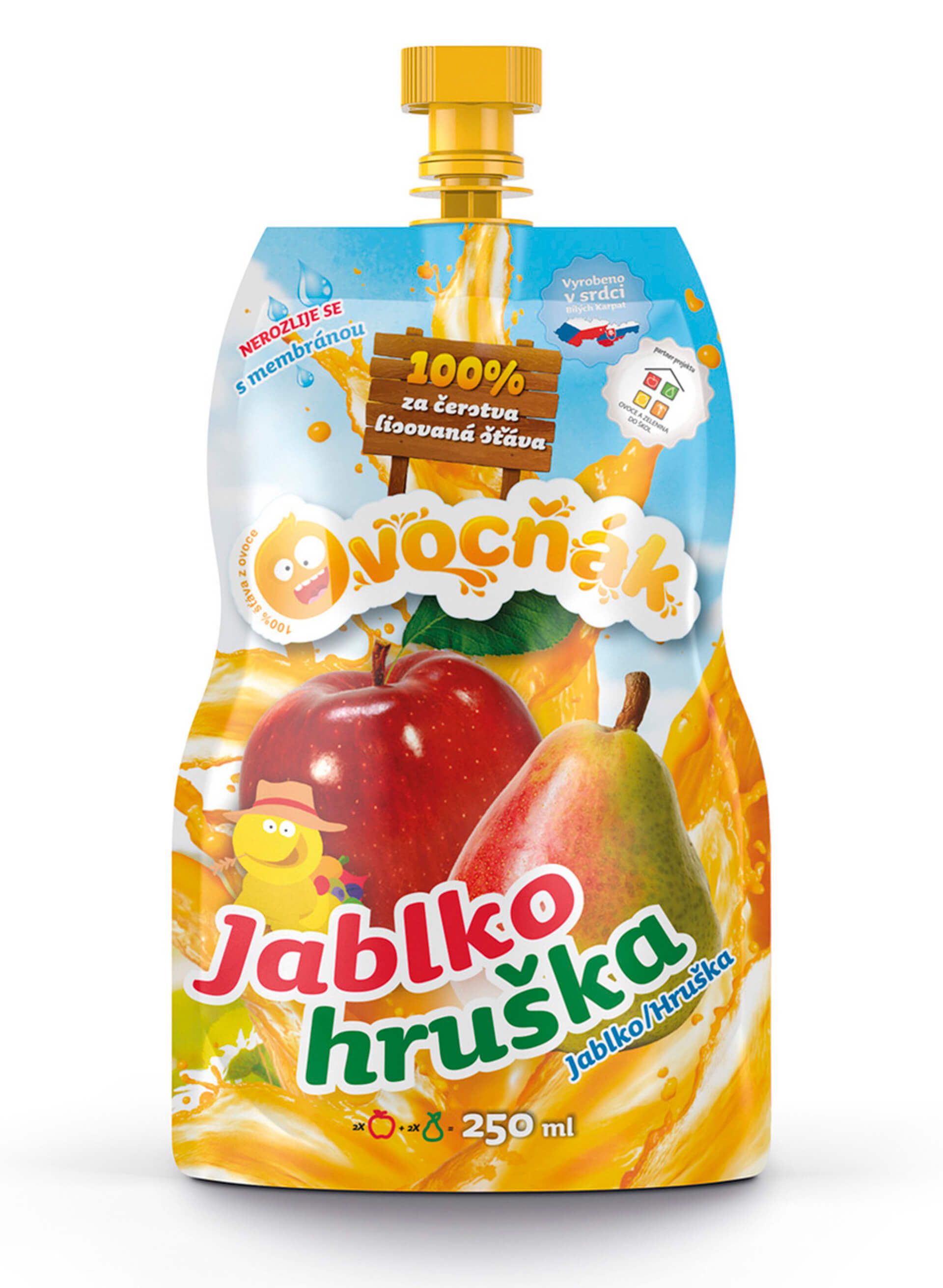 Ovocňák Mošt jablko - hruška 250 ml