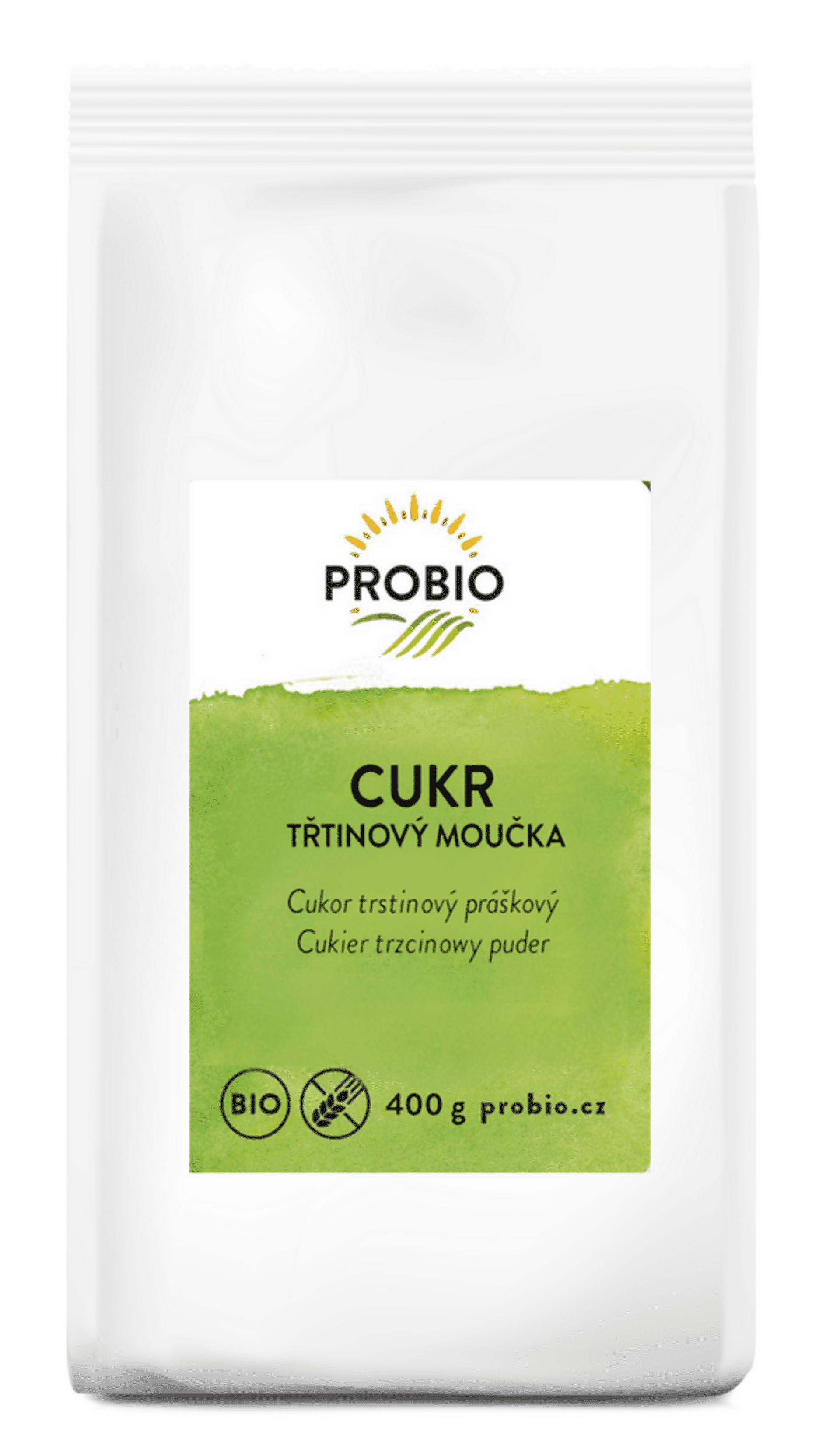 PROBIO Cukr moučkový třtinový BIO 400 g
