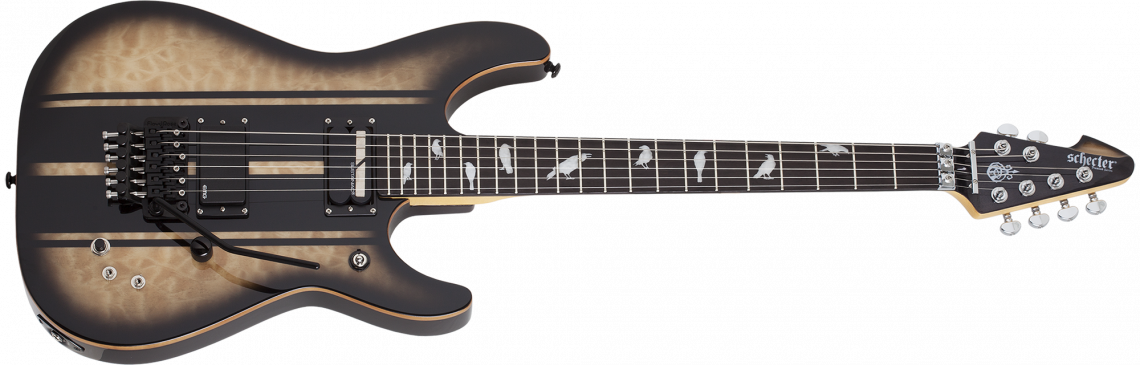 Schecter DJ Ashba - Natural Black Burst