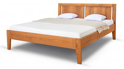 Postel Postelia GITA Buk 140x200 - Dřevěná postel z masivu, bukové dvoulůžko o šíři masivu 4 cm