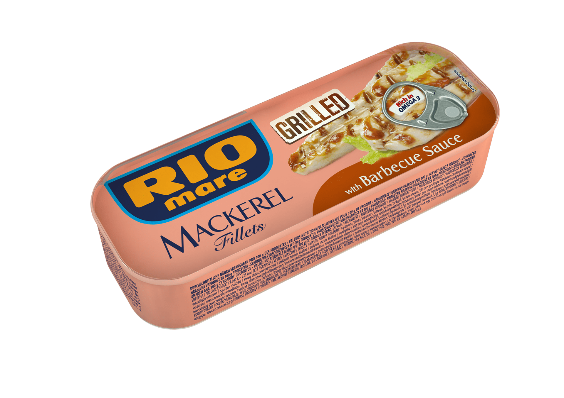 Rio mare Grilované filety makrely s barbecue omáčkou 120 g