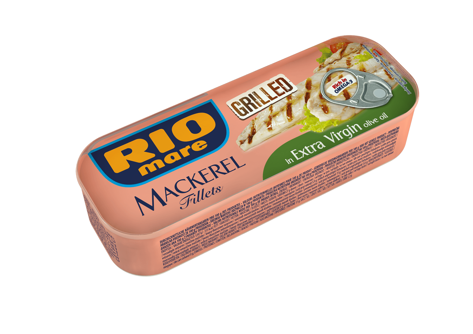 Rio mare Grilované filety z makrely v extra panenském oleji 120 g
