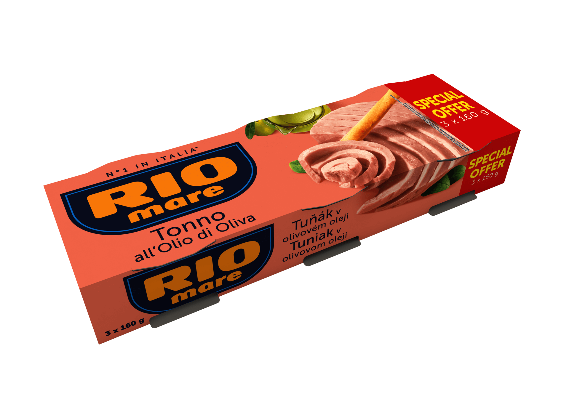 Rio mare Tuňák v olivovém oleji  3x160 g
