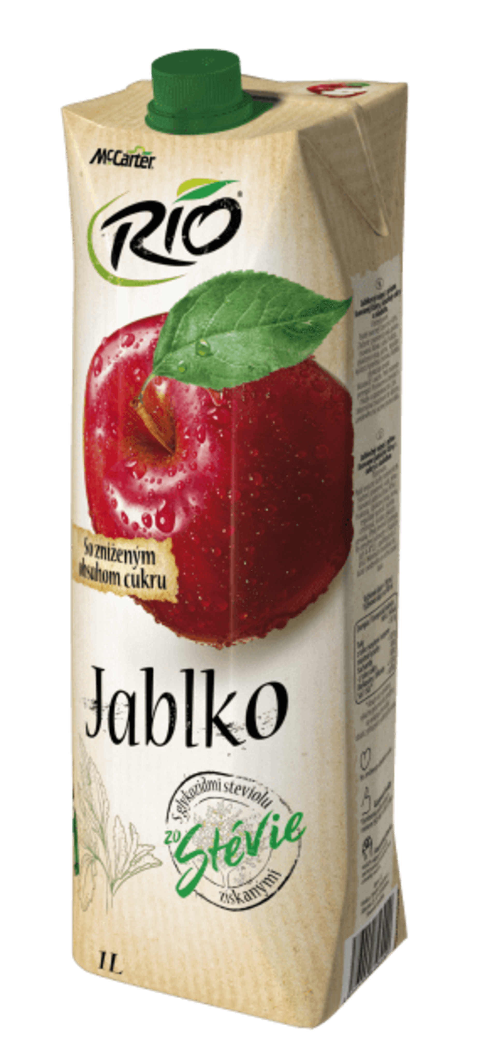 Rio Stévia jablko 40 % 1 l