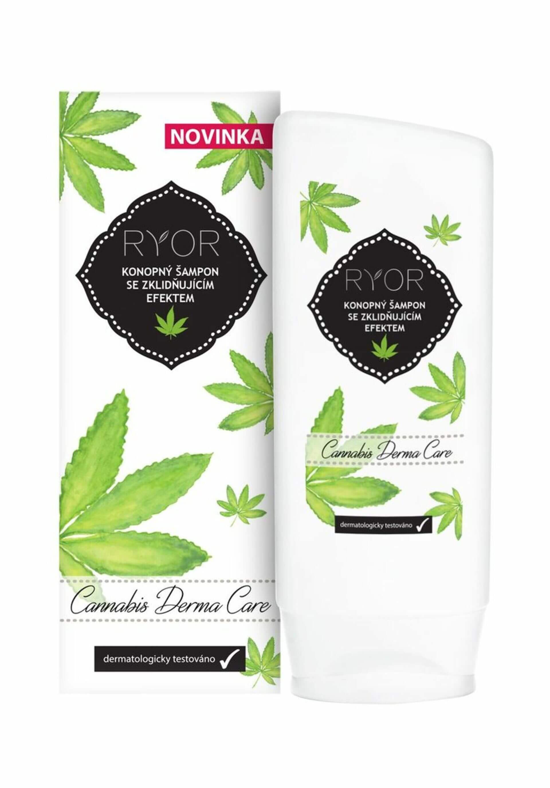 RYOR Konopný šampon se zklidňujícím efektem 200 ml