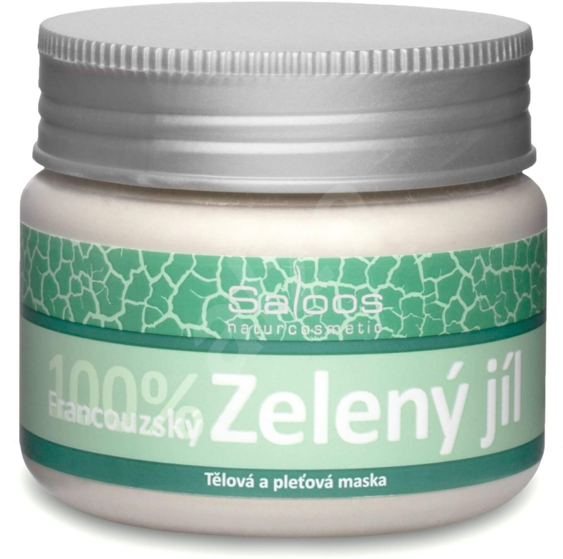 Saloos Tělová a pleťová maska Zelený jíl francouzský 80 g