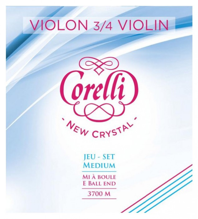 Savarez 3700M Corelli New Crystal Violin 3/4 Set - Medium