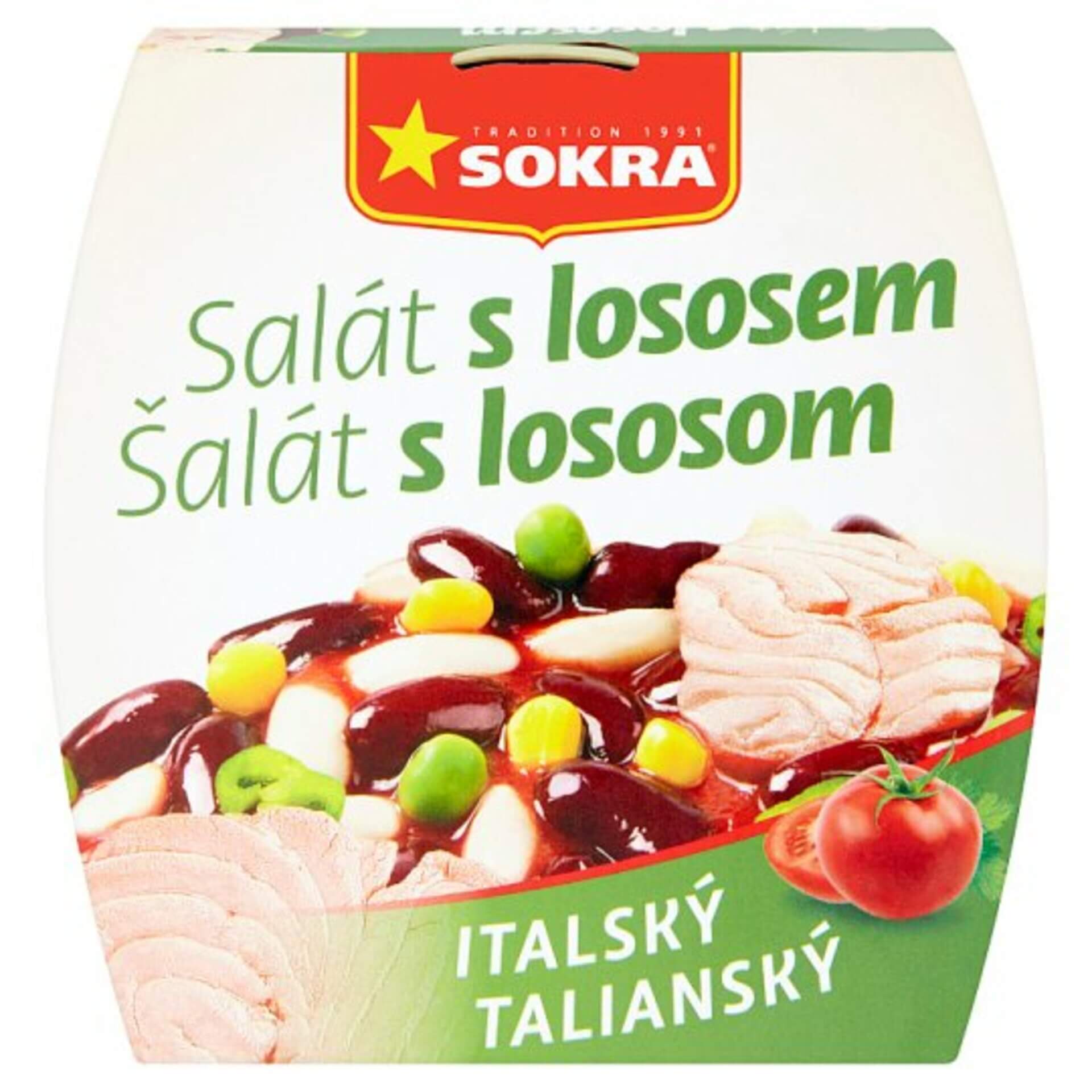 Sokra Italský salát s lososem 220 g