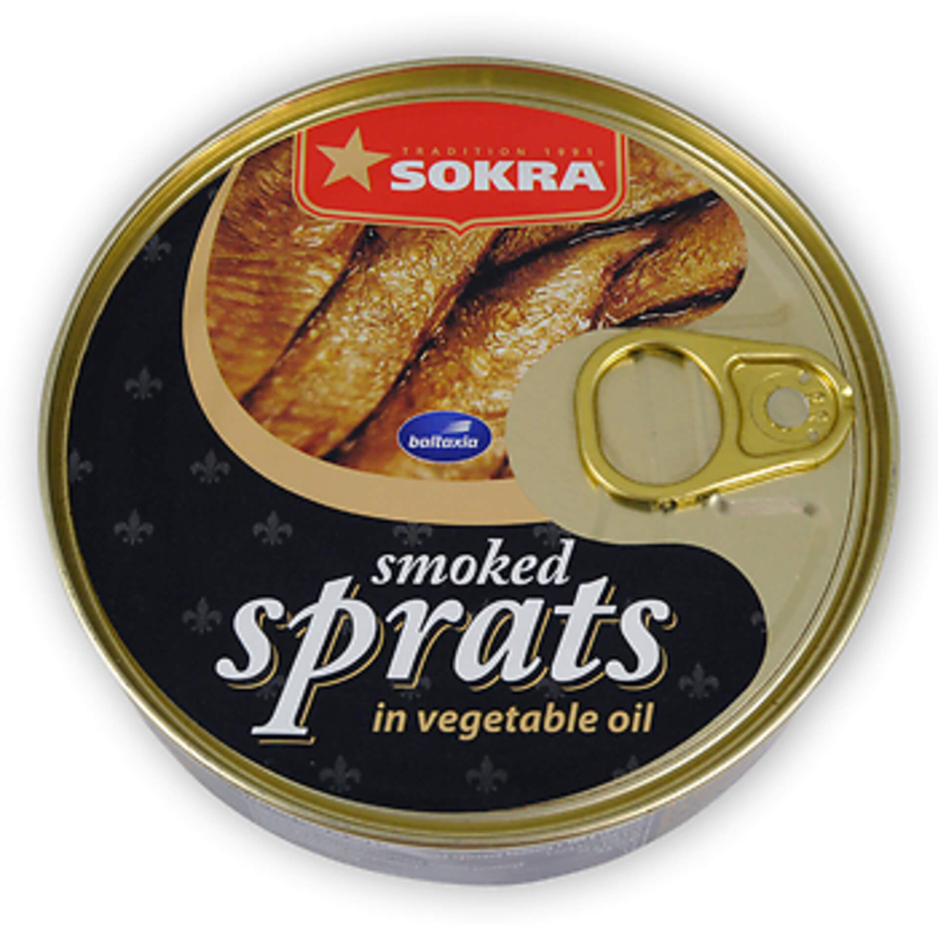 Sokra Uzené šproty v rostlinném oleji 160 g