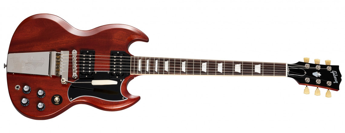 Gibson SG Standard '61 Faded Maestro Vibrola - Vintage Cherry
