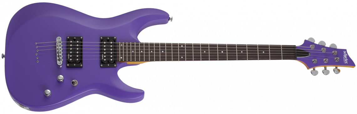 Schecter C-6 Deluxe Satin Purple