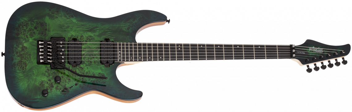 Schecter C-6 PRO FR Aqua Burst
