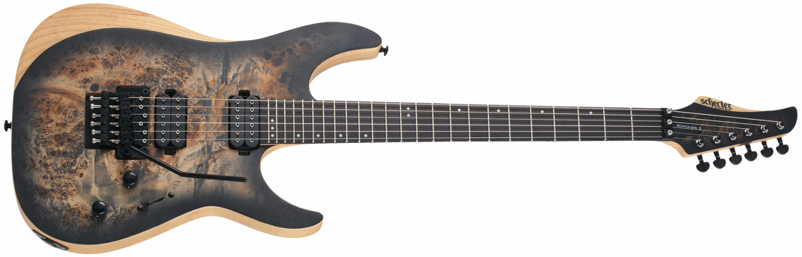 Schecter Reaper-6 FR Satin Charcoal Burst